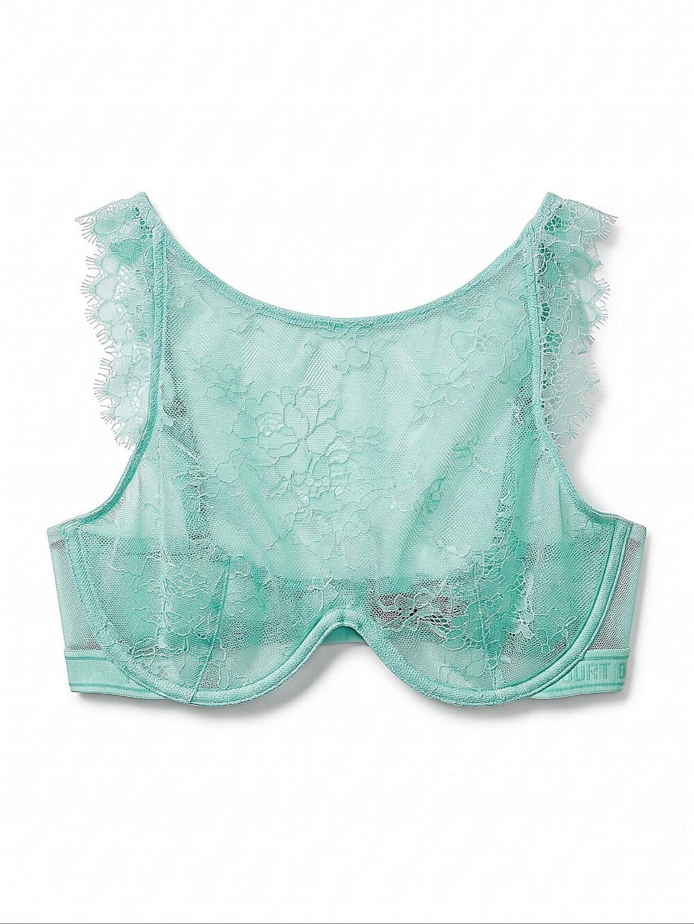 NWT! Victorias Secret Lace Underwire Bralette in Mint Green